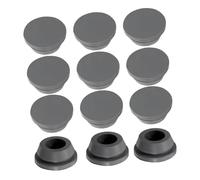 SEWACC Bouchons de Vidange Ne Tombe Pas Facilement en Caoutchouc pour Climatiseur 12pcs Étanchéité Fiable Diamètre 20mm Adaptés pour Unité Extérieure, Usage Bureau et Maison