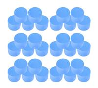 SEWACC Bouchons Éponge Bleus Mousse Filtrante Adaptée pour Tubes à Essai Lot de 50 Accessoires pour Fourmilière Maintien de L'humidité, pour Habitat Éducatif