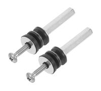 SEWACC Boulons de Siège de Toilette avec Joint Caoutchouc Accessoires Universels pour Réservoir de Wc Installation Facile et Étanche Compatible Majorité des Modèles de