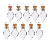 SEWACC Bouteilles à Vœux en Verre 30 Unités Bouchons Liège pour Fabrication de Bijoux et Décorations DIY pour Occasions Spéciales