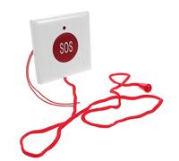 SEWACC Bouton Appel Urgence pour Personnes Âgées et Garçon Fille Dispositif Dassistance Mural avec Corde Bouton Durgence Extérieur et Voyage Facile à Utiliser et Accessible