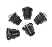 SEWACC Bouton-Poussoir D'allumage de Rechange, Capuchon AAA Noir PP | Léger et Remplaçable, pour Foyers Extérieurs et Cuisinières à Gaz, Usage Camping et Barbecue
