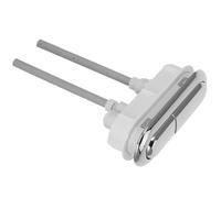 SEWACC Bouton Poussoir Double Chasse Eau pour Réservoir Plastique Compatible Résistant Corrosion Remplacement Facile pour Maison et Hôtel