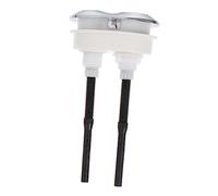 SEWACC Bouton Poussoir pour Réservoir Wc Bouton Ovale Chromé Abs Eau Compatible Maison et Lieux Publics Couleur Aléatoire Couleur Aléatoire