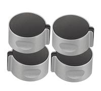 SEWACC Boutons de Commande du Poêle en Alliage de Zinc 4pcs, Remplacement Facile, Design Esthétique, pour Plaque Cuisson Gaz Rotation Gauche et Droite 45 Degrés