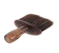 SEWACC Brosse à Barbe pour Homme en Nylon Doux Manche Antidérapant Brun Pinceau à Raser Multifonction pour Visage et Cou Exfoliant Visage et Barbe Taille Compacte Voyage Outil de
