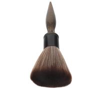 SEWACC Brosse à Cou de Barbier à Manche Long en Bois Poils Doux en Fibres Plumeau de Coiffure Professionnel pour Salon et Usage Personnel Outil de Nettoyage Après Coupe Cheveux