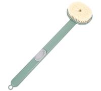 SEWACC Brosse Exfoliante Corps à Long Manche Brosse de Verte en Fibres Douces Accessoire Bain pour Gommage Dos et Peau pour Spa et Soins Quotidiens