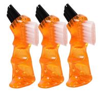 SEWACC Brosse Interdentaire Mini Orange 3 Pièces, Outil Portable Multifonction pour Nettoyage Prothèses Dentaires et Appareils Orthodontiques, Pratique pour Soins Bucco-dentaires