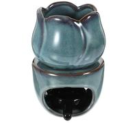 SEWACC Brûleur de Parfum en Céramique Coupelle pour Huiles Essentielles Porte-Parfum Décoratif pour Bureau et Salon Diffuseur d'Aromathérapie pour Contemplation et Relaxation