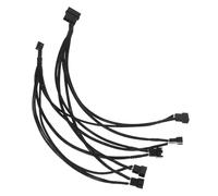 SEWACC Câble Adaptateur Ventilateur pour PC Répartiteur pour Refroidissement Compatible avec Divers Systèmes Réduit Encombrement des Câbles Durable et Pratique