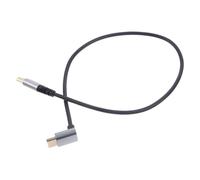 SEWACC Câble Connecteur Coudé Haut Débit pour Moniteur Tv Accessoire Fiable Alliage Aluminium avec