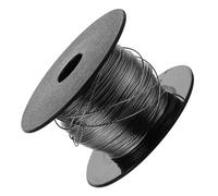 SEWACC Câble en Acier Inoxydable 06 MM 1X7 100 M Corde à Linge Extérieure Résistante à L’Humidité Intempéries Fil Robuste pour Étendoir Fixation Terrasse et Bricolage Polyvalent