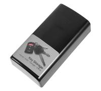 SEWACC Cache-clé pour e Voiture et Objets Métalliques Magnétique Multifonction en Plastique Noir Rangement Sécurisé Présent Pendaison de Crémaillère