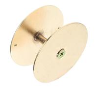 SEWACC Cache Serrure Porte En Fer Doré Avec Vis, Plaque Décorative De 6,7 Cm Pour Renforcement De La Sécurité Sur Portes Intérieures