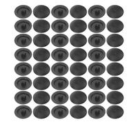 SEWACC Cache-Vis Cruciformes Noirs en Plastique 10 MM 500 Pièces Capuchons de Vis pour Meubles Armoires à Chaussures et Salle de Bain Accessoires de Décoration Intérieure