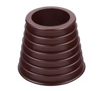 SEWACC Cale Conique pour Parasol en Caoutchouc Marron Bouchon Annulaire pour Trou de Table de Patio Protection Anti-Rayures et Stabilisation Le Vent Accessoire pour Table de Jardin