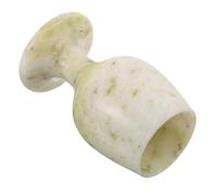 SEWACC Calice Vintage en Pierre de Jade Bleu 52X85 MM Gobelet Médiéval Isolant Thermiquement Coupe Décorative pour Première Communion et Cérémonie Sacré