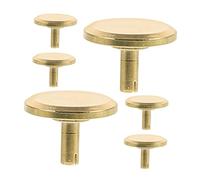 SEWACC Capuchons De Trotteuse en Cuivre pour Aiguilles De Montre à Quartz, Kit De Réparation Petit Et Rond, Accessoire Compatible Horloge Murale, Utilisation Maison Et Bricolage, Lot De 6 Pièces