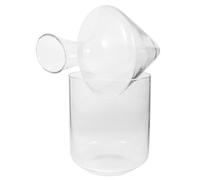 SEWACC Carafe à Vin Délicate en Verre Soufflé Distributeur Boissons et Doseur, Contenant Réfrigéré pour Vin Rouge, pour Mariages et Anniversaires