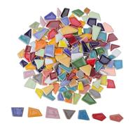 SEWACC Carreaux de Céramique Petits Tesselles Colorées Irrégulières DIY pour Décoration Crédence Salle de Bain Projets Artisanaux et Mosaïques