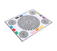 SEWACC Carte de Test de Mise au Point 40X30 CM pour Objectifs de Vidéosurveillance Outil D’Étalonnage Professionnel Compatible Caméras de Sécurité Accessoire Précis pour Calibration