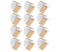 SEWACC Cartes De Vocabulaire à Anneaux 12 Pièces Papier Blanc Blocs-Notes Portables Pour Étudiants Et Activités Extérieures