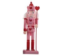 SEWACC Casse-Noisette de Table Saint-Valentin en Bois Rouge, Cœur, Soldat