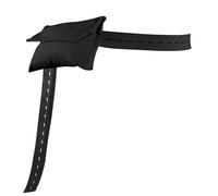 SEWACC Ceinture Abdominale de Soutien Réglable Noire pour Péritonéale, Courroie Tubulaire Élastique Compatible Dispositif de Fixation de Tube, Ceinture de Maintien Médical Confortable