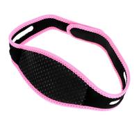 SEWACC Ceinture Amincissante de Maintien pour Visage en V Masque Lifting Visage Bande Élastique Ajustable Effet Raffermissant pour Double Menton et Menton Aminci Couleur Noir et Rose