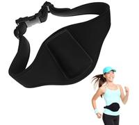 SEWACC Ceinture Porte-microphone Noir en Néoprène Grosse Capacité, Multi-usage et Anti-transpiration pour Instructeurs de Fitness et Théâtre