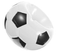 SEWACC Cendrier à Thème Football en Céramique Petit Format, Mini Cendrier de Bureau Robuste, Design Ballon de Foot Blanc, pour Fumeurs la Maison, Bureau ou Extérieur, Accessoire