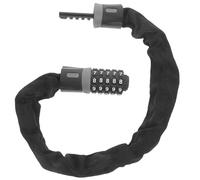 SEWACC Chaîne Antivol de Vélo Antivol pour Vélo en Alliage D'aluminium et Acier, à Code, Noir, Verrouillage et Déverrouillage, pour Battery Travel Luggage, Bike Lover