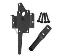 SEWACC Charnière de Porte de Jardin Verrouillage Sécurisé pour Portail Extérieur Hinge de Clôture Résistante Aux Intempéries Installation Facile pour Portail et Portillon de Jardin