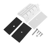 SEWACC Charnière de Porte pour Sauna en Plastique Joint Étanche et Vis Incluses Charnière de Remplacement Silencieuse pour Porte Vitrée de Hammam Accessoire Salle de Bain Résistance