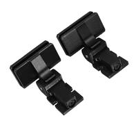 SEWACC Charnière du Couvercle de Platine Vinyle 2 pcs, Noir en Plastique, Limite la Fermeture, pour platines Classiques et Modernes, Compatible avec Sony PS-LX300H