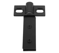 SEWACC Charnière Pivotante Carrée à Double Trou en Acier Inoxydable 304 Mat Noir Kit de Remplacement pour Porte de Coulissante Quincaillerie Robuste et Silencieuse Compatible Salle de