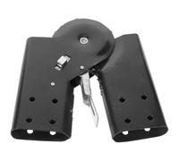 SEWACC Charnière pour Pièces D'échelle Pliante en Aluminium Renforcé 6,5 Cm Kit de Vis, Joint Plat Rond Multifonction pour Escabeau, Accessoire Robuste pour Échelle Pliable, Usage