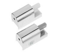 SEWACC Charnières de Toilette à Fermeture Amortie en Abs, Mécanisme Silencieux et Solide, Charnière Carrée pour Abattant de Toilette, Kit de Remplacement pour Salle de Bain, Installation