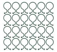 SEWACC Clips de Support pour Plantes Grimpantes 100 Pièces Pinces de Jardin en Plastique Vertes Grandes Fixation Sûre pour Tiges de Tomate Accessoires Jardinage pour Serrage et