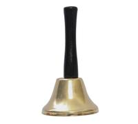 SEWACC Clochette de Noël Père Noël 6,5cm Bois, Poignée Ergonomique
