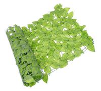 SEWACC Clôture Artificielle à Feuilles Vertes Réalistes pour Balcon et Jardin 0,5x1 M Filet de Haie Décorative Solide Plastique Dense Mur Végétal Extérieur