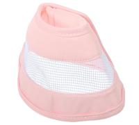 SEWACC Collier Cône Souple pour Chat Post-opératoire PVC Collerette Confortable Anti-Licking et Grattage Protection de Cou pour Animaux Convalescence Rose