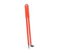 SEWACC Compas à Verge Grand pour Menuisier en Plastique Orange, Outil Polyvalent pour Dessiner des Cercles Précis en Travail du Bois et Dessin Technique