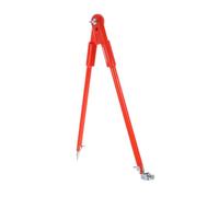 SEWACC Compas de Menuisier en Plastique Orange, Outil de Cercles Précis et Règle à Dessin pour Travail du Bois en Menuiserie