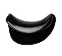 SEWACC Coussin de lavage cheveux en silicone noir, oreiller de nuque universel pour bac à shampoing, accessoire salon de coiffure confortable et résistant, 1 pièce