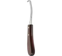 SEWACC Couteau de Parage Sabot Droitier Inoxydable Double Lame Professionnel Outil Compact Résistant pour Cheval Vache Âne