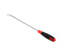 SEWACC Crochet de Levage Acier Inoxydable avec Poignée Caoutchouc Plastique Outil Polyvalent pour Soulever Couvercles de Regards et Canalisations Résistant pour Chantier et Maintenance