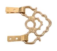 SEWACC Crochet pour Cadre Photo en Cuivre Massif, Taille Moyenne, Tête Ronde Moulée, Outil pour Accrocher Tableaux et Plaques, Support Robuste pour Décoration Murale, Chambre Élève, 1