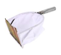 SEWACC Cueille-Myrtilles en Métal avec Poignée Ergonomique Râteau à Baies avec Paquet de Récolte Intégré Outil Léger pour Cueillette Rapide de Myrtilles Framboises et Canneberges